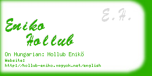 eniko hollub business card